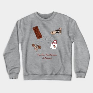 Four Food Groups of Comfort Crewneck Sweatshirt